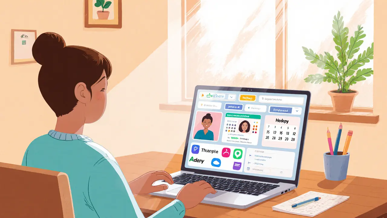 Typické online psychoterapeutické sezení krok za krokem