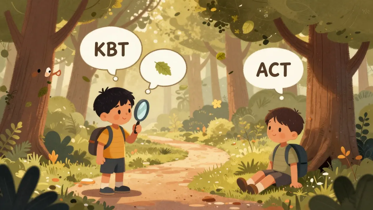 ACT vs. KBT: Jak se liší akceptační a kognitivně-behaviorální terapie