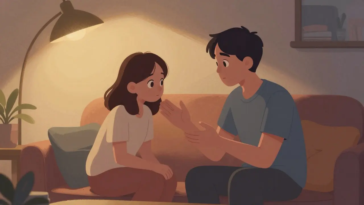 Jak sdílet informace o terapii s blízkými: Bezpečně a s respektem