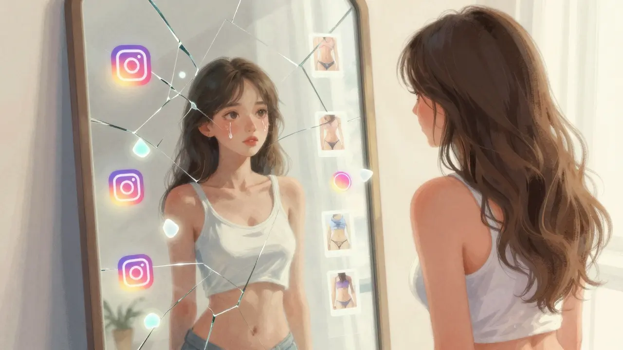 Vliv Instagramu na tělesný obraz a možnosti léčby poruch příjmu potravy