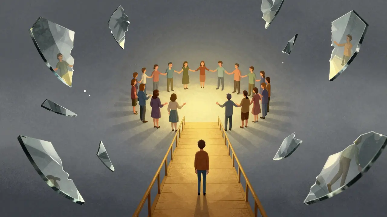 Podpůrné skupiny pro PPP: Jak vrstevnická podpora pomáhá v léčbě