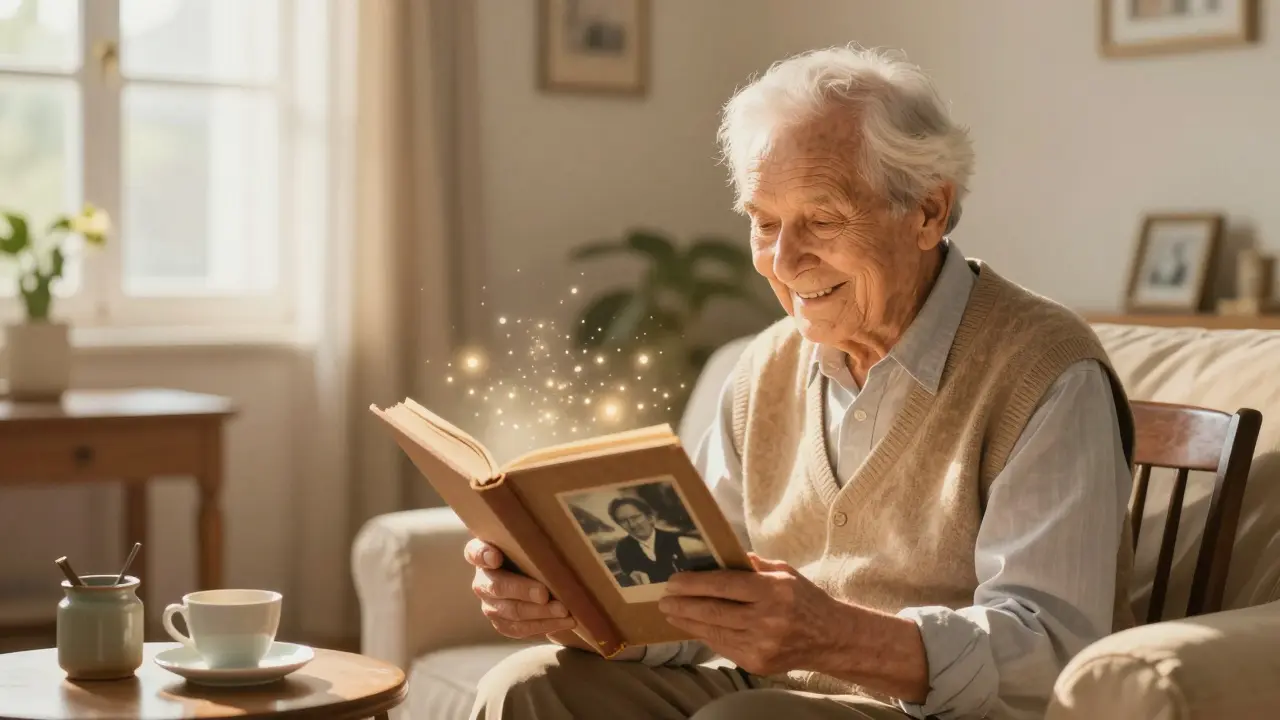 Senior vzpomíná na minulé časy
