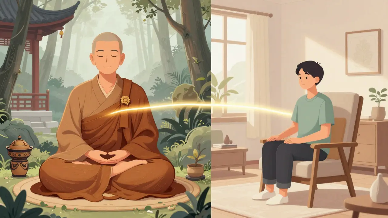 Spojení buddhistické tradice a moderní terapie všímavosti