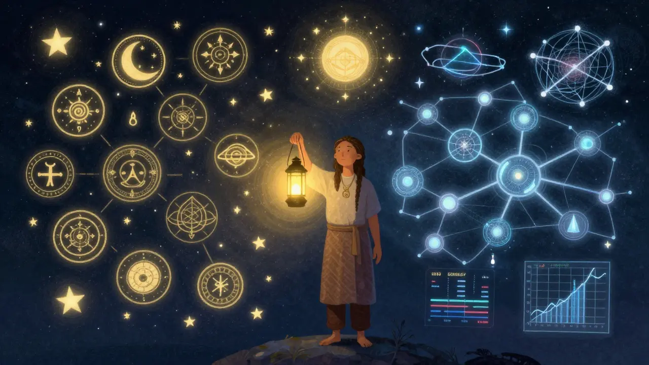 Spojení mystiky a vědy v ilustraci budoucnosti terapie